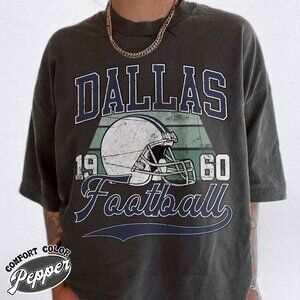 Dallas Football Heritage Look Comfort Colors T-Shirt 166